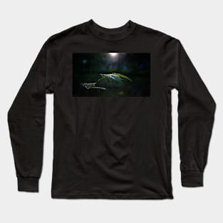 Wet Leaf Lens Flare Long Sleeve T-Shirt